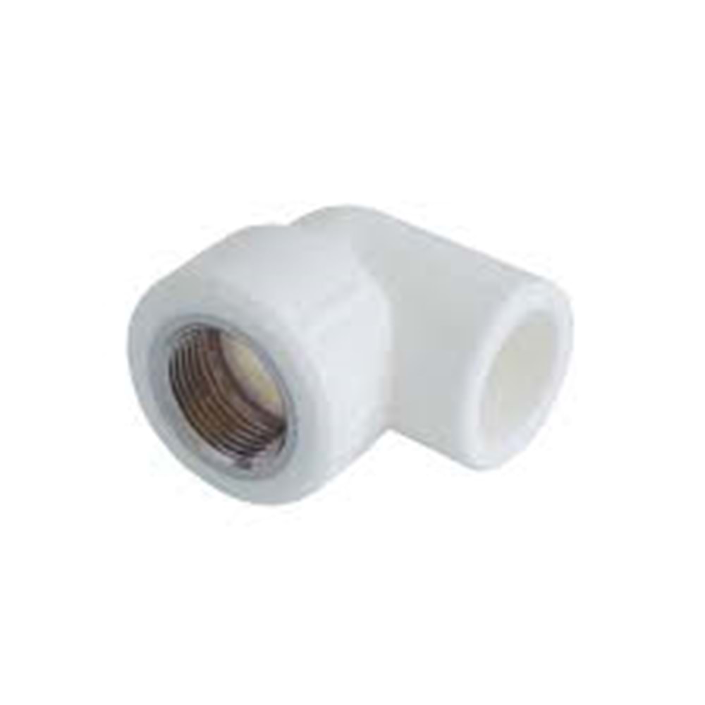 PP DİŞİ DİRSEK 20 X 1/2 KALDE (AMB. 180)