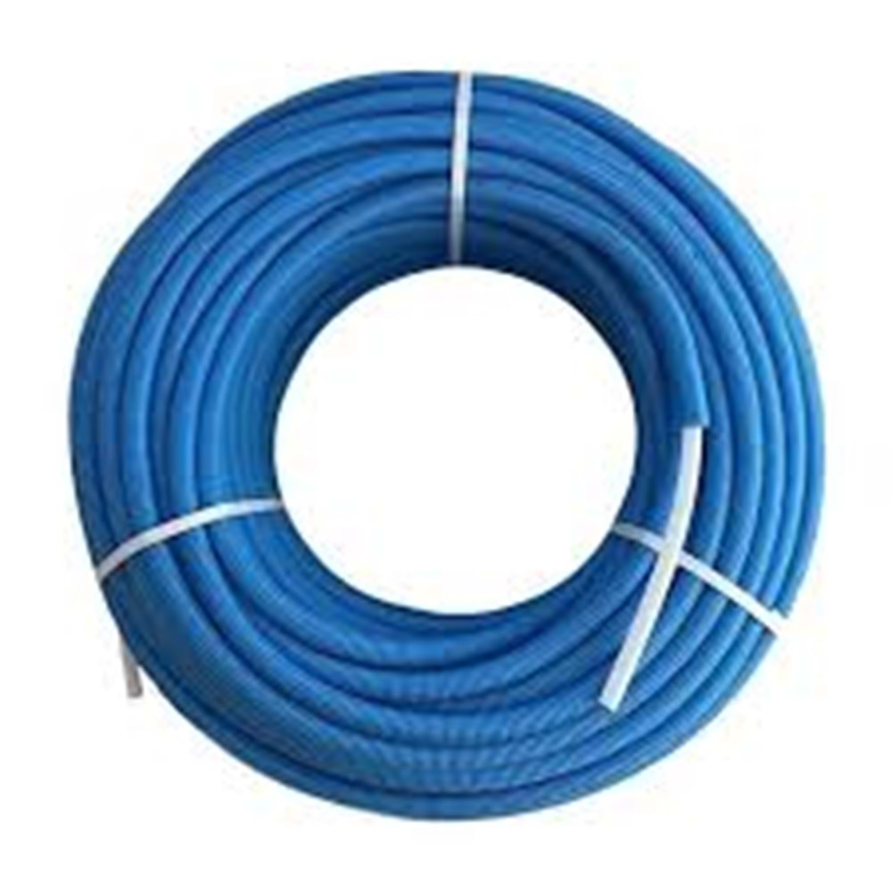 PP PERT 16X2 OKSİJEN BARİYERLİ SPİRALLİ BORU MAVİ KALDE (AMB 100)