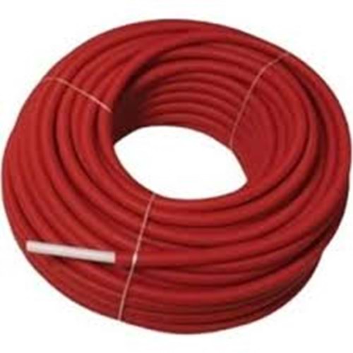 PP PERT BORU 16X2 SPİRALLİ BORU KIRMIZI KALDE (ABM 100)