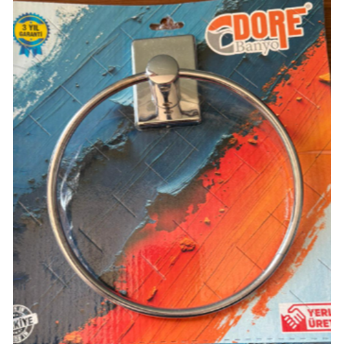 DORE POLOFİX YUVARLAK HAVLULUK KROM