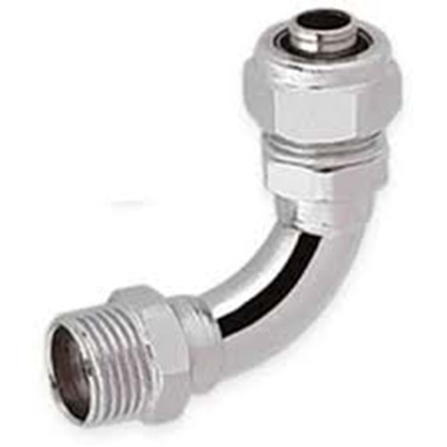 KAS 16X2 BORU BAĞLANTI DİRSEĞİ 10 CM PEX