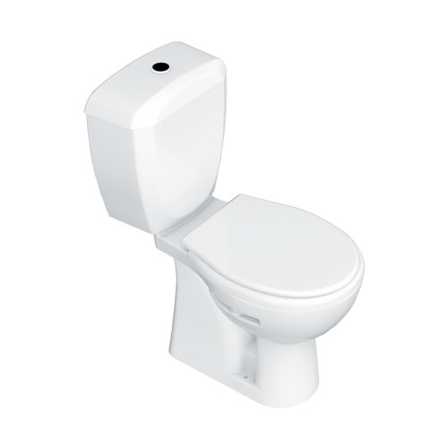 TURAVİT POLO ALTTAN ÇIKIŞLI KLOZET +REZERVUAR