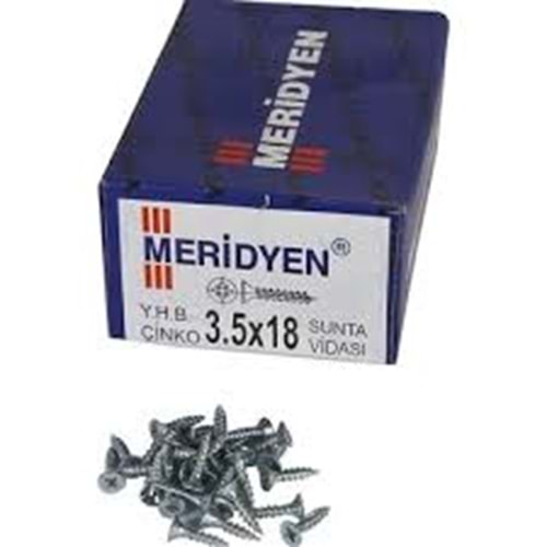 MERİDYEN SUNTA VİDASI 3.5X18