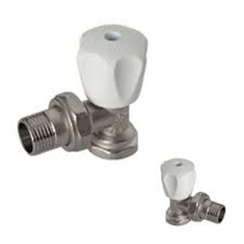 KALDE 1/2 KÖŞE RADYATÖR VANASI (HAFİF TİP)