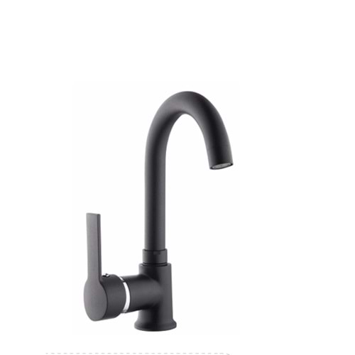 TSA LİNA KUĞU LAVABO BATARYASI SİYAH