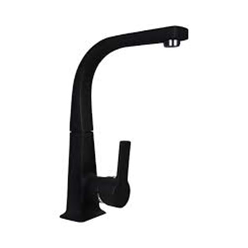 TSA LOTUS KUĞU LAVABO BATARYASI BALIKSIRTI SİYAH