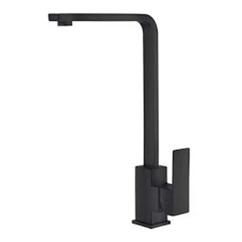 TSA KARE MİX KUĞU LAVABO BATARYASI SİYAH