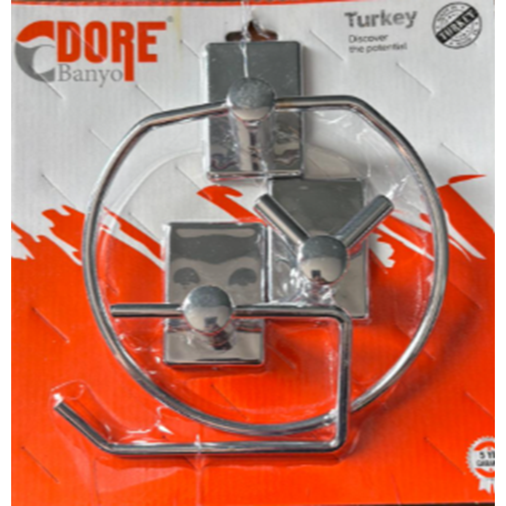 DORE POLOFİX 3 LÜ SET KROM