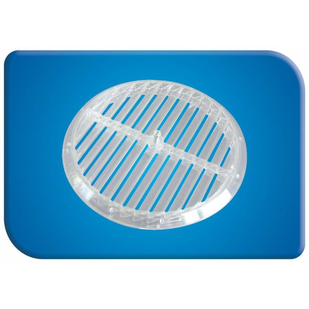 GAMA YUVARLAK PLASTİK MENFEZ ŞEFFAF