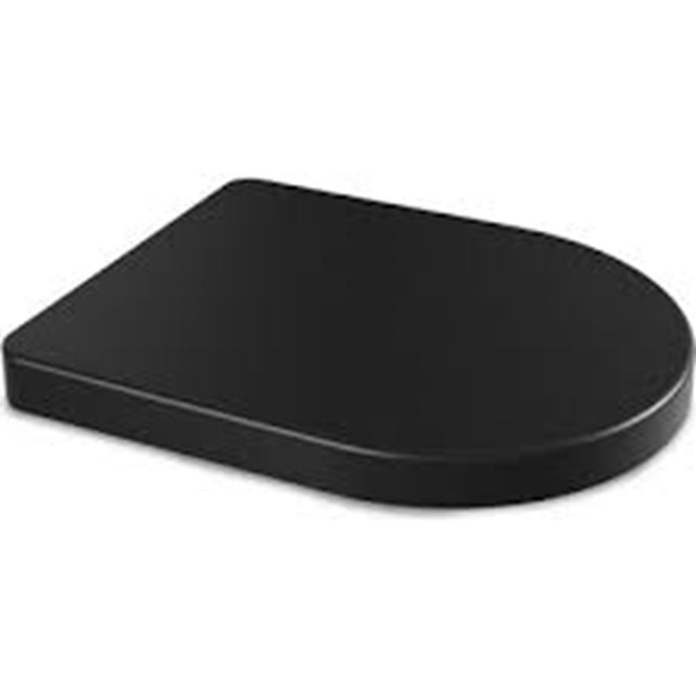 TURAVİT ELEGANCE MAT SİYAH KLOZET KAPAĞI