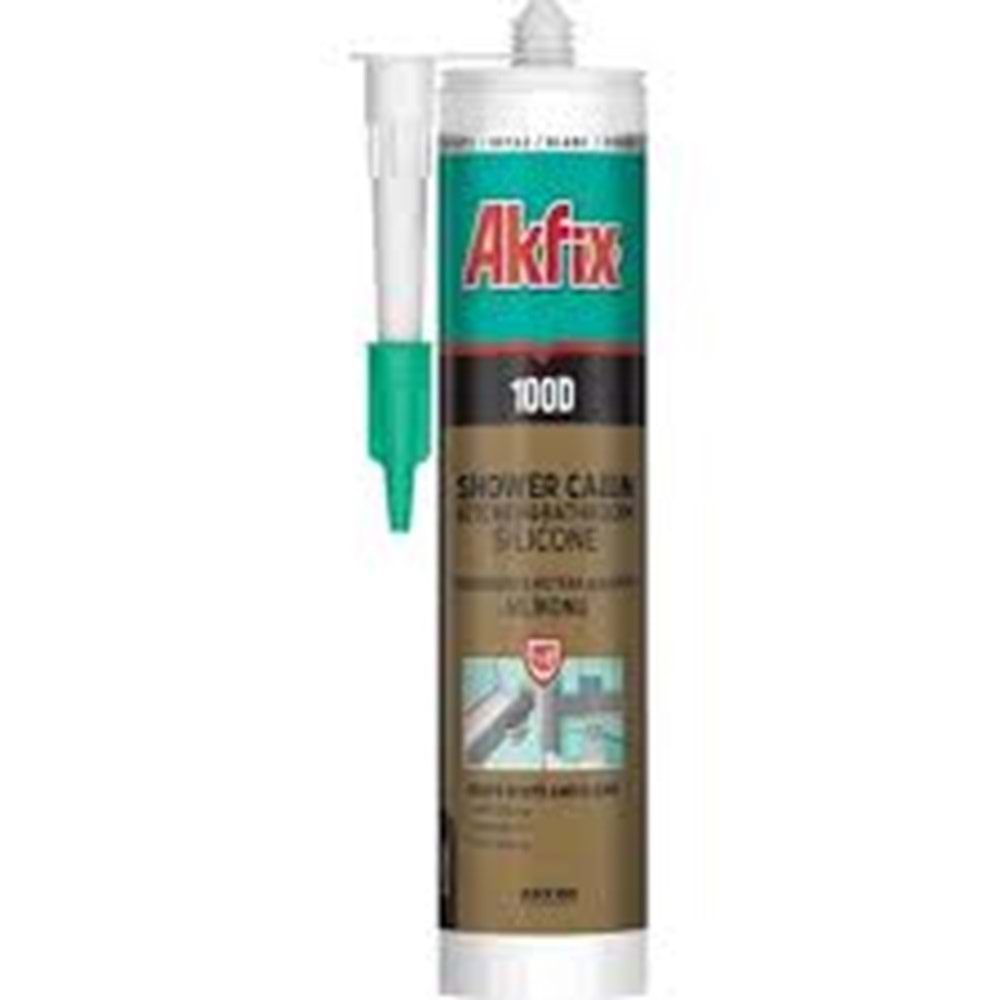 AKFİX SİLİKON DUŞA KABİN 310ML ŞEFFAF