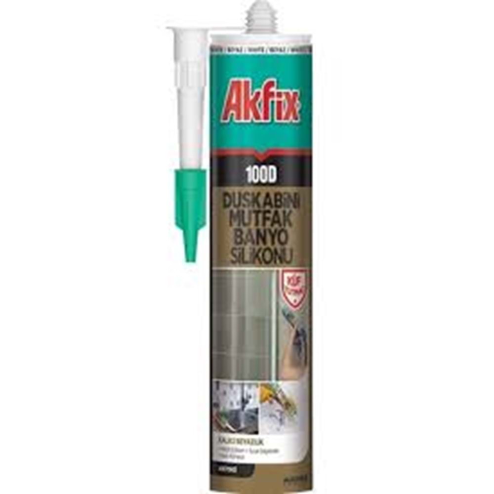 AKFİX SİLİKON DUŞA KABİN 310 ML BEYAZ