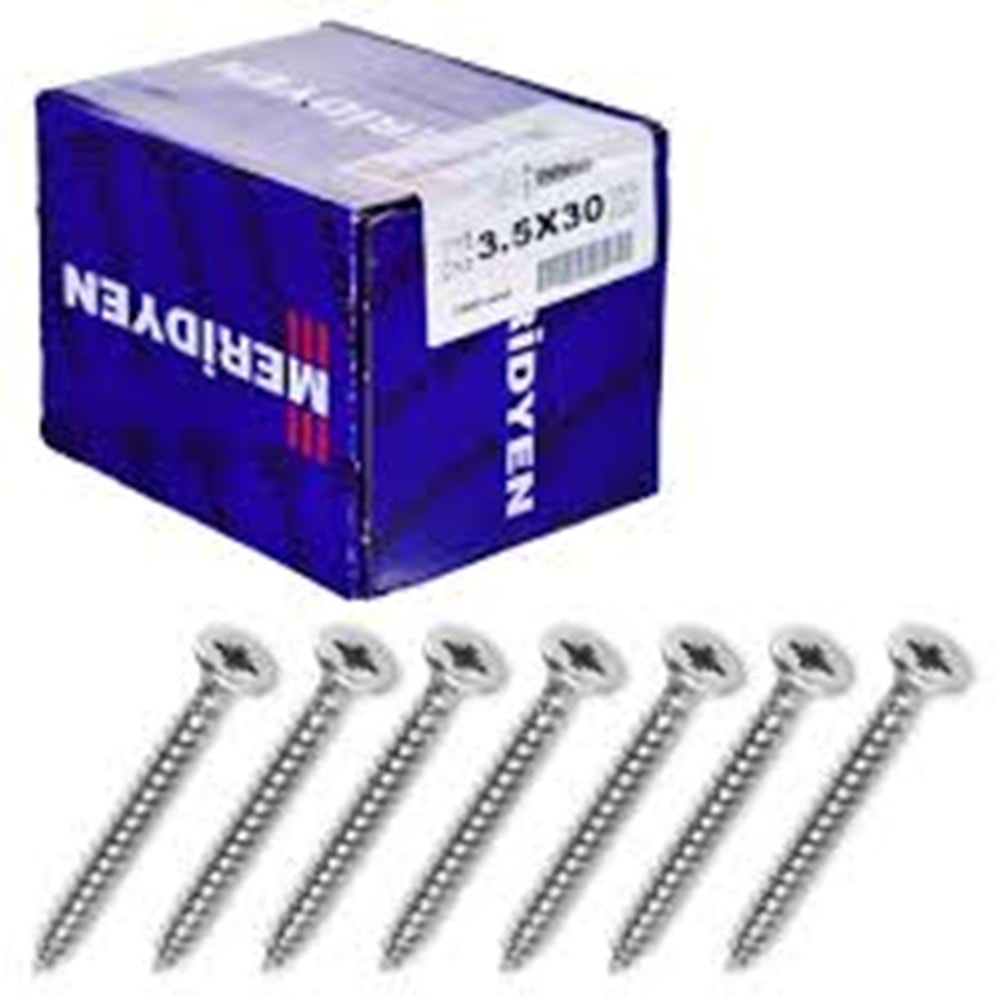 MERİDYEN SUNTA VİDASI 3.5X30