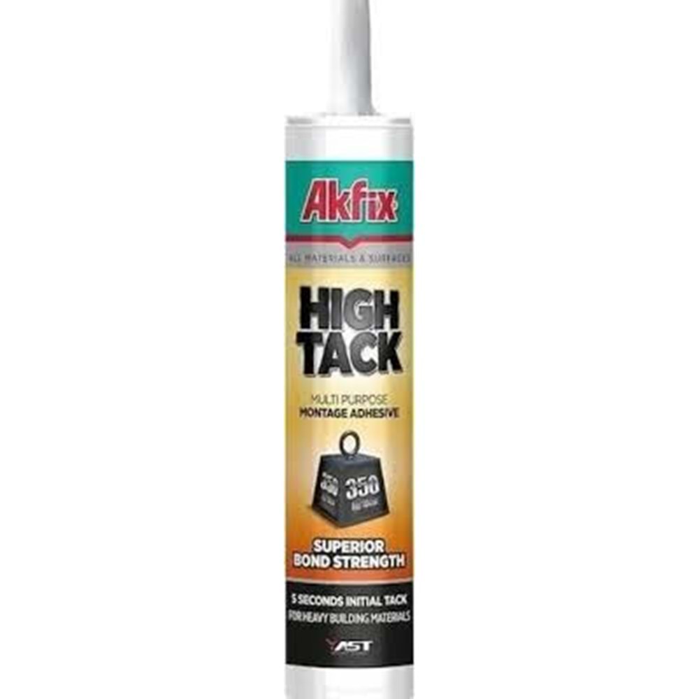AKFİX MASTİK HİGH-TACK 290 ML BEYAZ