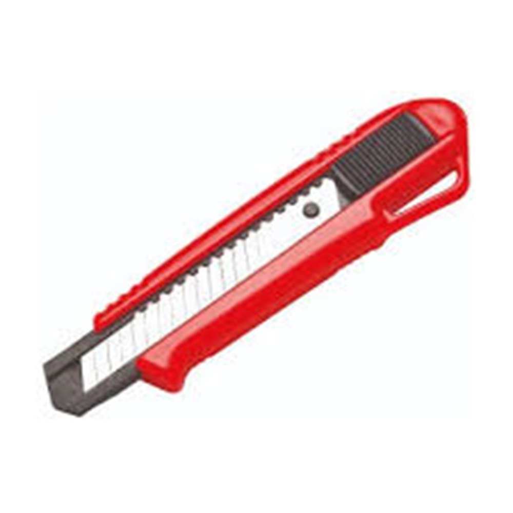 NOVAX MAKET BIÇAĞI PLASTİK KIRMIZI