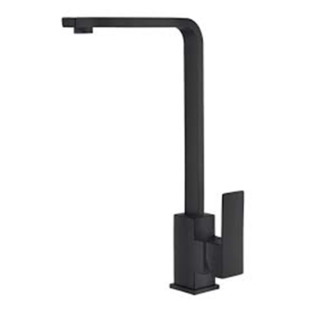 TSA KARE MİX KUĞU LAVABO BATARYASI SİYAH