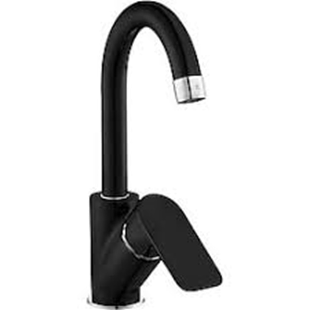 TSA ORİON MİX KUĞU LAVABO BATARYASI SİYAH